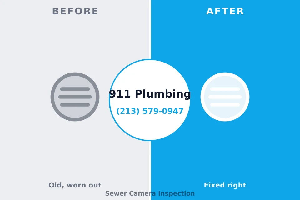 Before and after: plumbing repair Dodge Center, MN